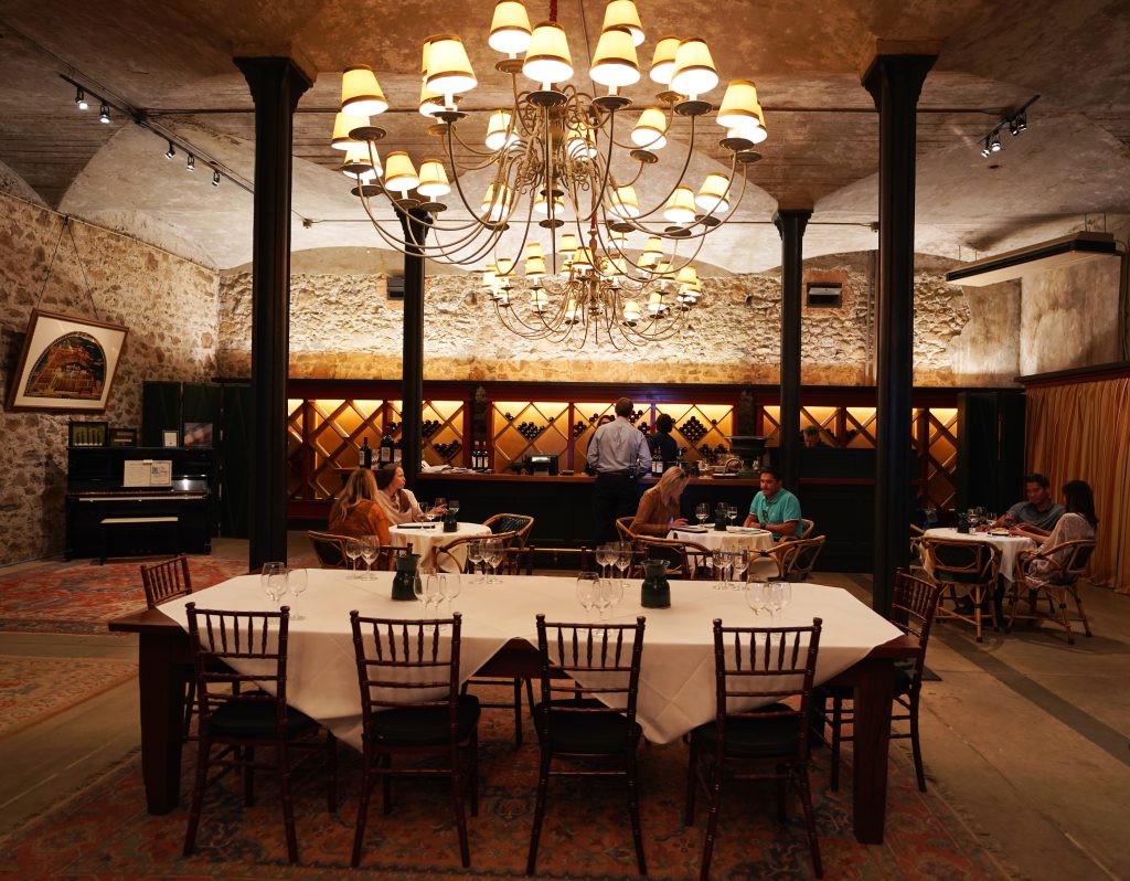 Location: Inglenook Winery, Rutherford, CaliforniaMoulding Highlights: Natural wood moulding in the tasting room.