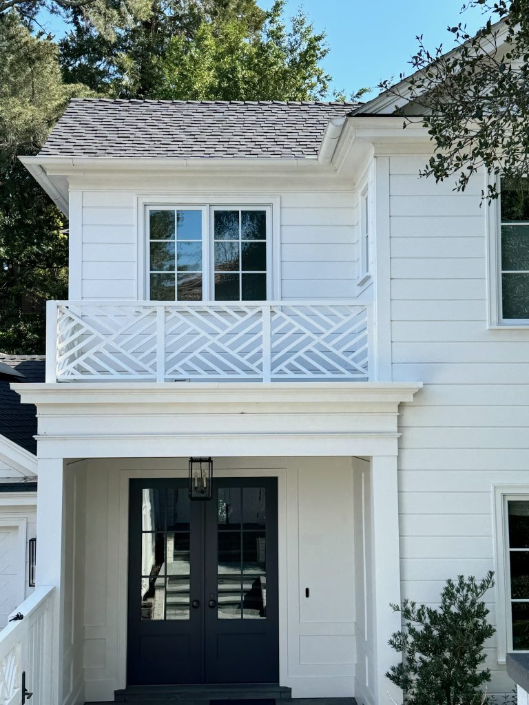 Location:  SF Bay Area, California, Wood Highlights: Horizontal wood siding with custom moulding