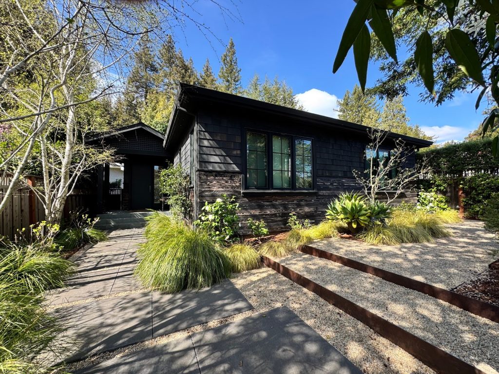 Location: Private Residence, Larkspur, California, Wood Highlights: Exterior siding, two styles 