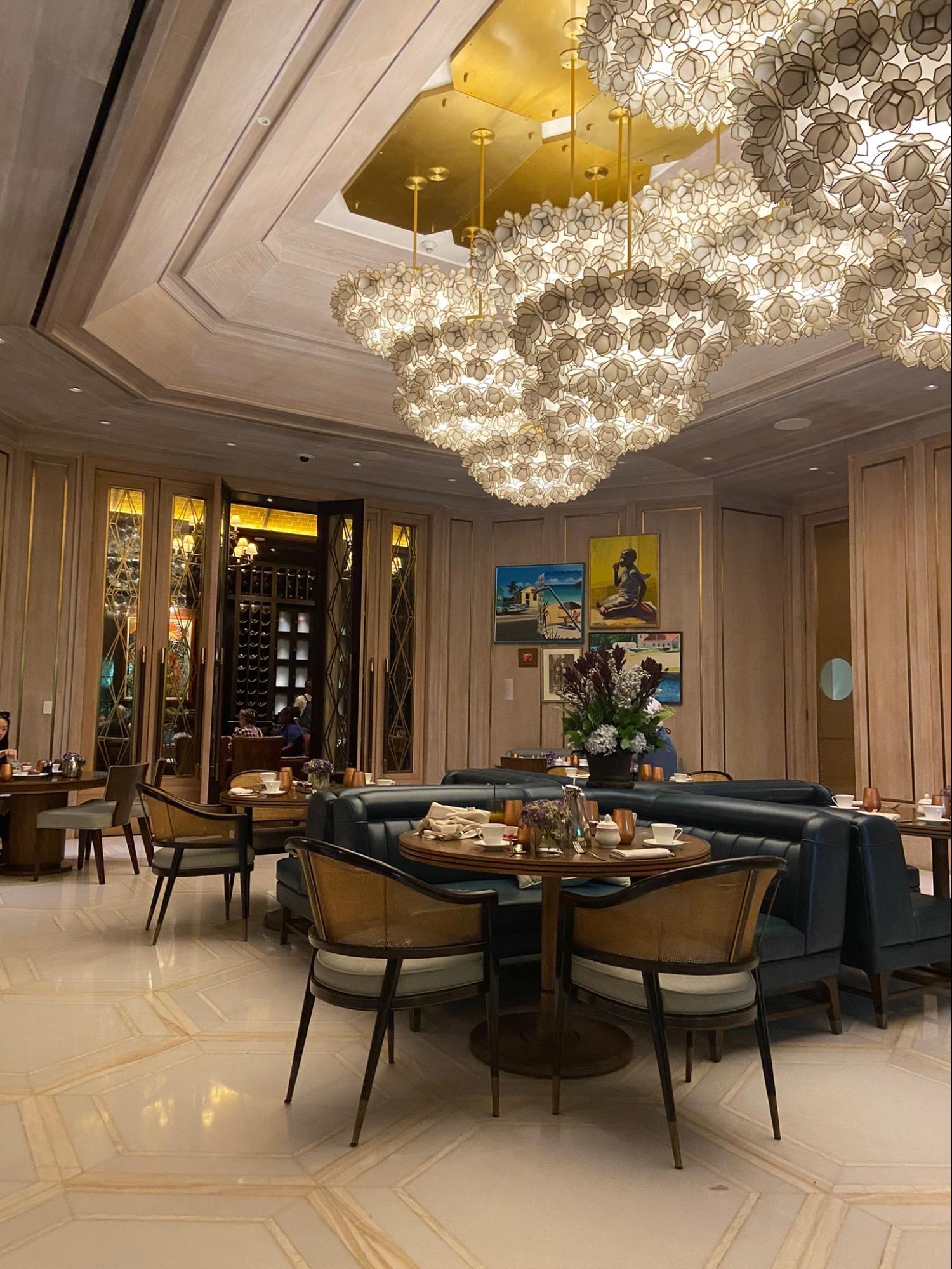 Location: Baha Mar, Nassau, Bahamas Wood Highlights: Stepped trim at ceiling placed to highlight surface mounted light fixtures
