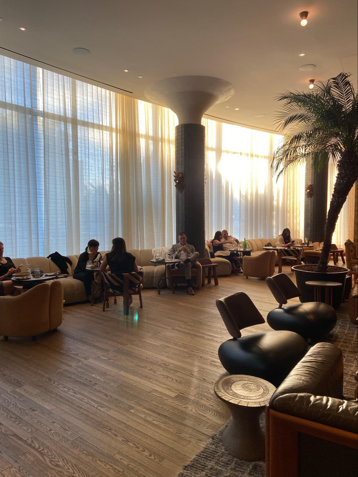 Location: The Proper Hotel, Santa Monica, California, Wood Highlights: Oak wood flooring, straight lay