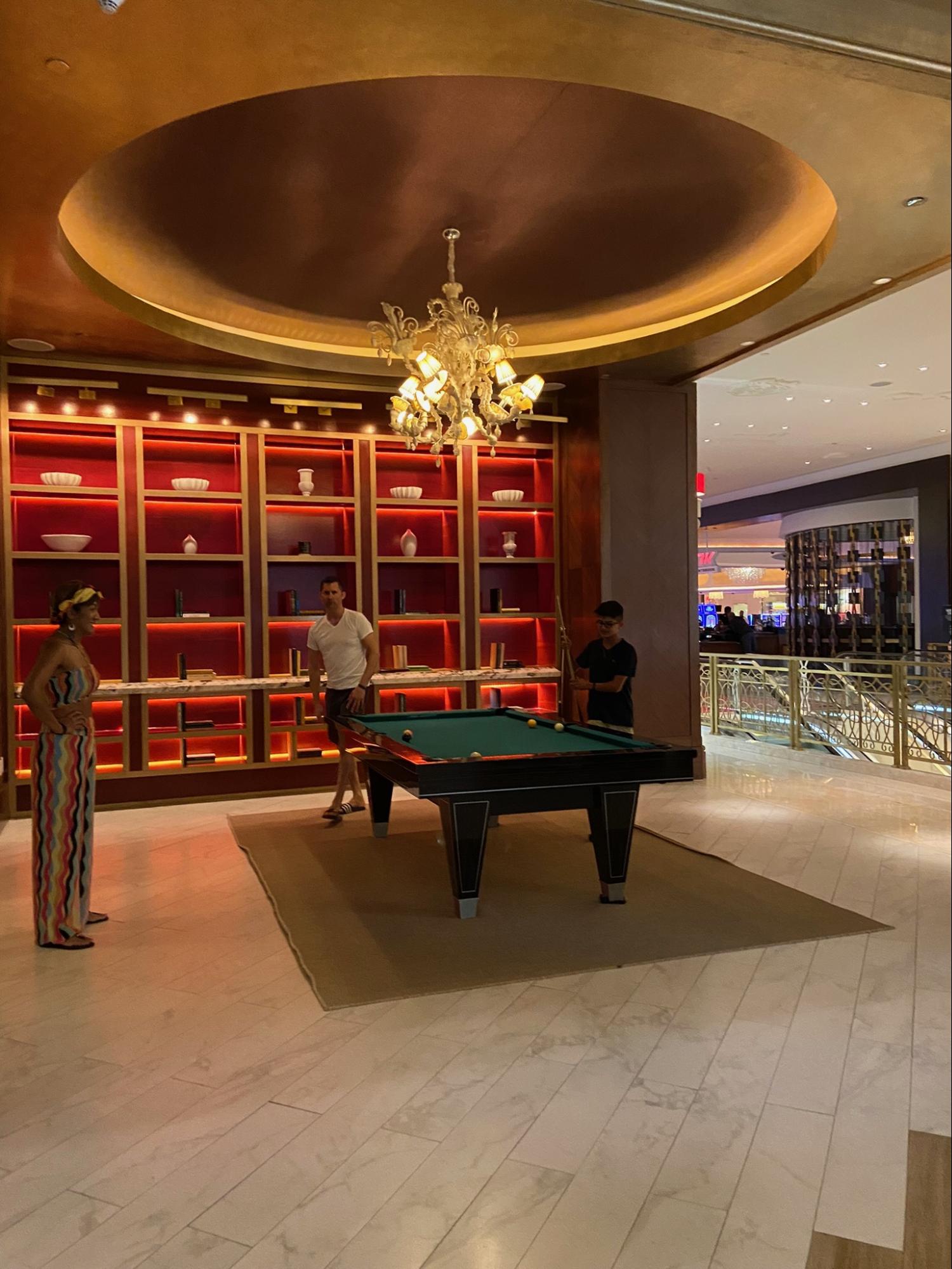 Location: Monkey Bar at SLS Baha Mar, Nassau, Bahamas Wood Highlights: Duo painted trim at shelving