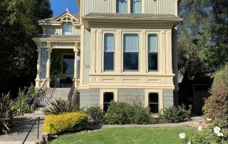 Photo credit: Lowpensky Moulding Customer, Location: Piedmont, California, Wood Highlights: Exterior trim, window casing, facia, soffits, siding, S4S