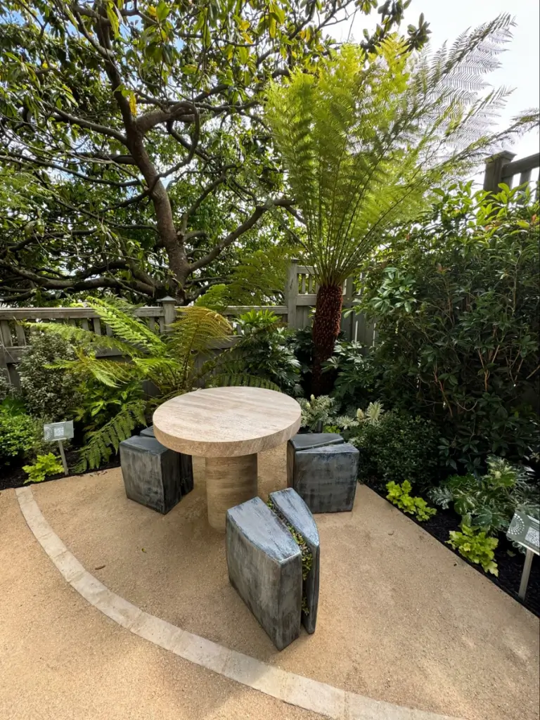 Photo credit: Metaphor Edge, Location: 2025 San Francisco Decorator Showcase, San Francisco, California, Wood Highlights:S4S Boards in fencing