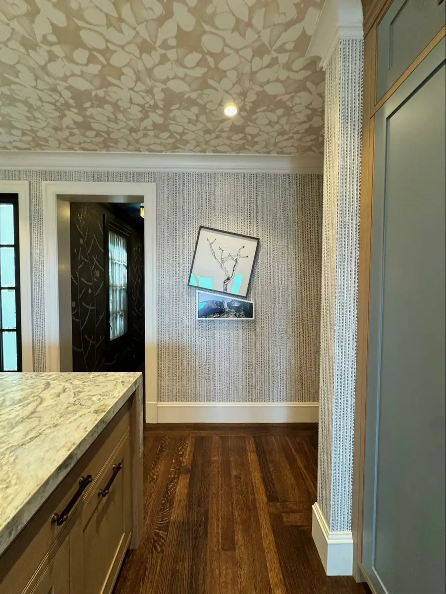 Location: SF Showcase, San Francisco, California, Wood Highlights: Crown moulding, cabinetry trim, door casing, baseboards, flooring