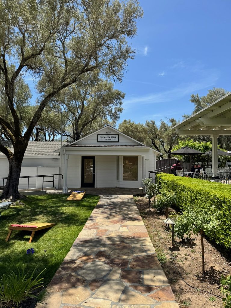 Location: The Green Room, BR Cohn Winery, Sonoma, California, Wood Highlights: Exterior winery siding, winery trim