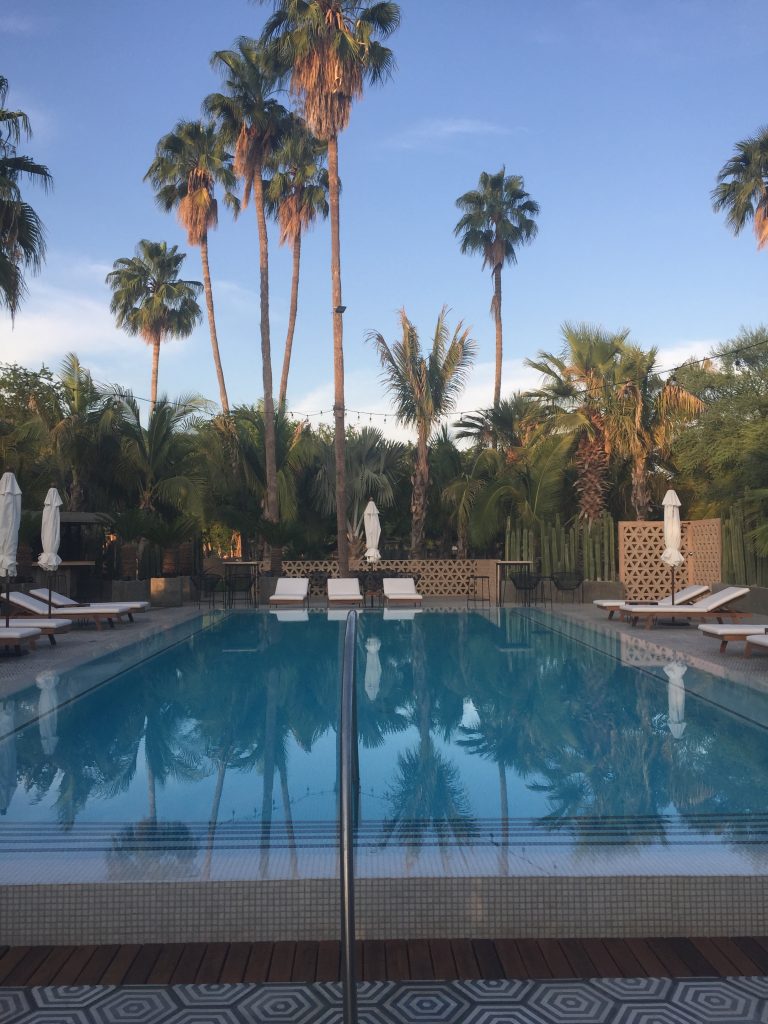 Photo credit: MetaphorEdge.com, Location: Acre, Cabo, Baja California Wood Highlights: Pool edge adjacent tile
