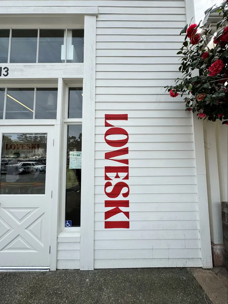 Location: Loveski, Marin County, California, Wood Highlights: Painted lap siding, door trim, window trim