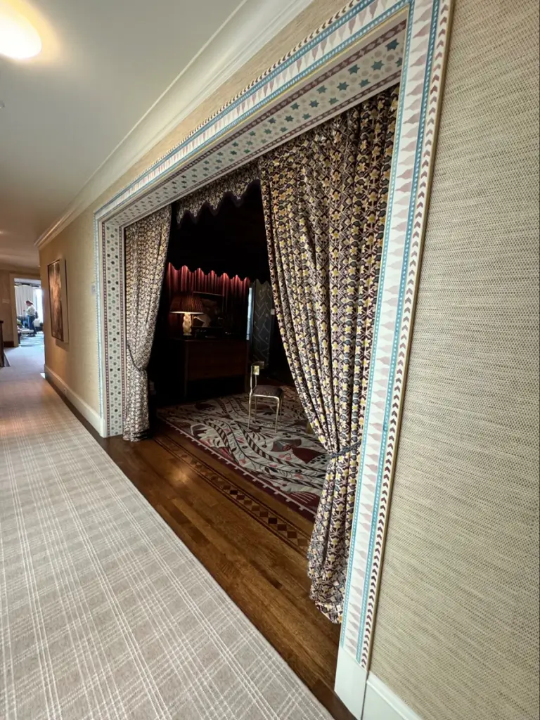 Location: San Francisco, California, Wood Highlights: Painted crown moulding, baseboards, motif painted door casing, transitions, flooring