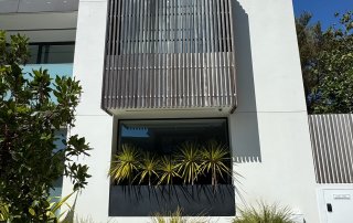 Location: Private Residence, San Francisco, California Wood Highlights: S4S installed at the exterior bay window at this contemporary home creates architectural interest, privacy and cooling benefits