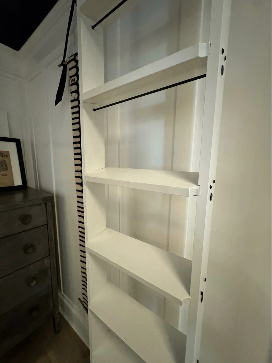 Photo credit: Metaphor Design, Location: Private Residence, Marin County, California, Wood Highlights: Painted picture rail moulding, wall trim, wainscoting, S4S ladder rails, S4S ladder treads