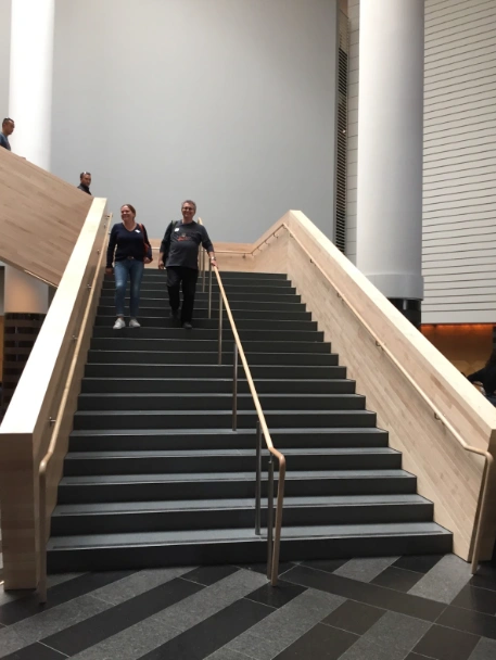 Photo credit: MetaphorDesign.comLocation: SFMOMA, San Francisco, California Moulding Highlights: Tongue & Groove guardrail