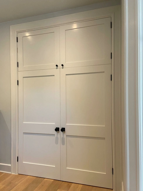Location: Private Residence, Marin County, California, Wood Highlights: Traditional wood door casing with mitered corners