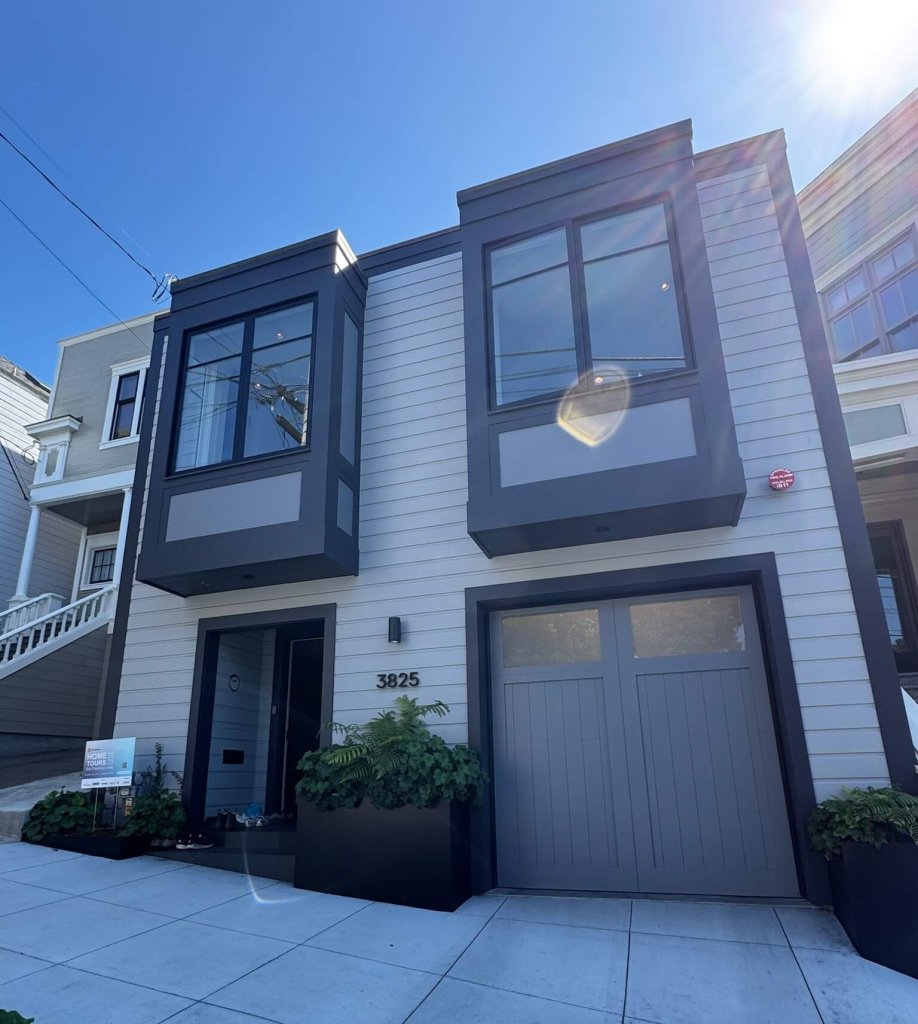 Location: Eureka Valley Home, San Francisco, California, Wood Highlights: siding, trim, window trim, door trim, corner trim on the AIASF Home Tour
