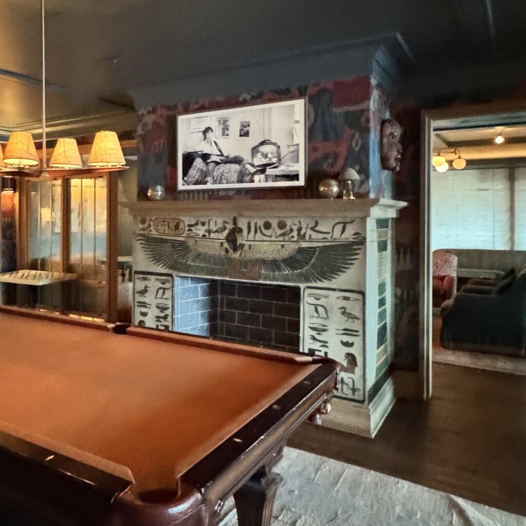 Location: San Francisco Bay Area, California Wood Highlights: Two vibrant fireplace designs at this SF Bay Area restaurant capture the eye and warm the room with or without the fire.